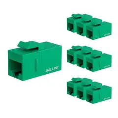 Iwillink RJ45 Cat6 キーストーンカプラー LAN ケーブル