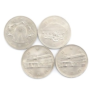 Japan MINT 造幣局 内閣制度百年 EXPO85 青函トンネル開通 記念硬貨 五百円 500円硬貨 4枚 貨幣 【Y161523028】中古