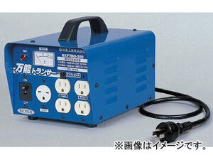 日動工業/NICHIDO 昇圧・降圧自在型トランス(屋内型)【100/200V→200/115/125V】 FTBO-300 JAN：4937305036174