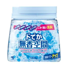 【在庫限り】（まとめ）小林製薬 ドでか無香空間ほのかなせっけんの香り 本体 1800g 1個【×5セット】