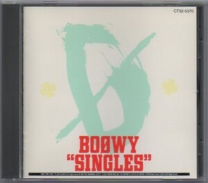 BOOWY ボウイ / SINGLES シングルズ / 1988.12.24 / ベストアルバム（シングル曲集） / CT32-5370