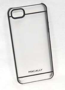 ♣ 送料無料◆iPhone5 耐衝撃性PC製フレーム ケース◆Macally シースルー499y ♣