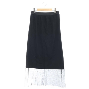 オーディナリージョイ アパルトモン取扱い 23AW CottonTulle Skirt スカート ロング マキシ丈 チュール イージー 黒 レディース