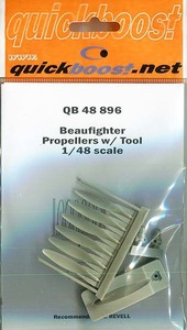 クイックブースト 48896 1/48 ブリストル ボーファイタープロペラ (ジグ付) (レベル用)