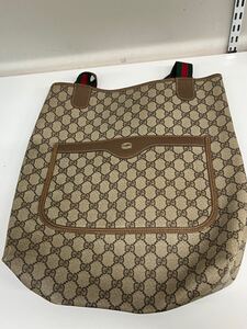 A1270/【中古品】 GUCCI オールドグッチ トートバッグ グッチ レザー GG柄 39.02.003 ファッション コレクション