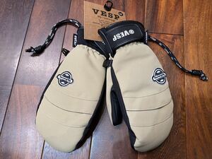 ★ 23-24AW べスプ VESP スノーボード ミトン スノーグローブ Regular Mitten VPMG1024 カーキ sizeM 新品未使用タグ付 手袋 スノーボード