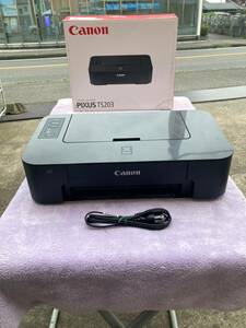 ①Canon　キャノン　インクジェットプリンター　PIXUS　TS203