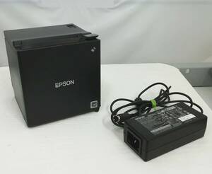 【破損あり】【ACアダプタ付き】EPSON レシートプリンター TM-m30 (TM30UBE612) MODEL M335B ブラック 即納 一週間返品保証【H24081914】