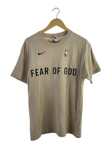 NIKE◆×FEAR OF GOD/Tシャツ/XS/コットン/BEG/無地/CU4699-140