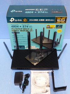 【中古品(極美品)】TP-Link Archer AX72 4804+574Mbps Wi-Fiルーター 無線LAN 11ax Wi-Fi6 IPv6