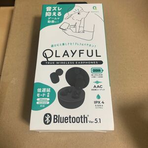 QTJ 完全ワイヤレス Bluetoothイヤホン ブラック QB-082DBK 〈QB082DBK〉