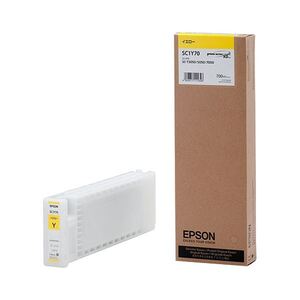 【新品】（まとめ） エプソン EPSON インクカートリッジ イエロー 700ml SC1Y70 1個 〔×3セット〕