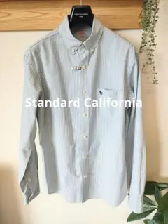 【クリーニング済】Standard California ストライプシャツ