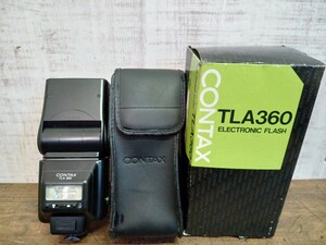CONTAX コンタックス　TLA360 ELECTRONIC FRASH エレクトロニックフラッシュ　ストロボ　フラッシュ　カメラアクセサリー　ジャンク