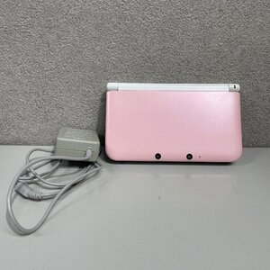 【31】☆1円～ 良品 Nintendo ニンテンドー3DS LL ニンテンドー 3DSLL 本体 タッチペン付き 通電確認あり ピンクホワイト 動作未確認 現状