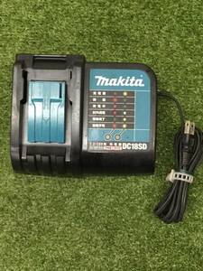 【中古品】makita(マキタ) 7.2v-18v軽量静音充電器 DC18SD /ITYTW9WQAZBG