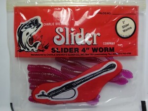 SLIDER 3 SH32 PURPLE SOLID スライダーカンパニー スライダーワーム 3インチ パープルソリッド　ワッキー ネコリグ ツネキチ ピュン