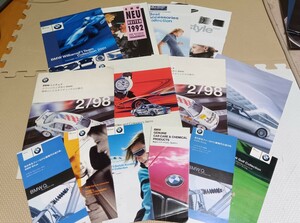 カタログパンフレット　８冊SET　BMW ミニチュアカー/アクセサリー/オプションパーツ/　E36/E31/E34/E39/M1/Z3/E65