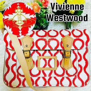 本革●Vivienne Westwood●ヴィヴィアンウエストウッド●ショルダーバッグ●レザー●レディース●コラボ● ケンブリッジ