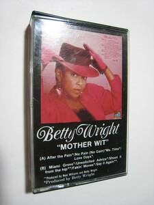 【カセットテープ】 BETTY WRIGHT / MOTHER WIT US版 ベティ・ライト