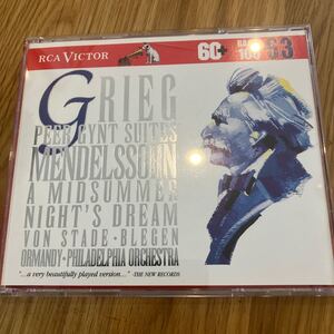 CD GREIG MENDELSSOHN A MIDSUMMER NIGHT’S DREAM PEER GYNT SUITES