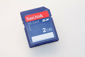 2GB SDカード SanDisk