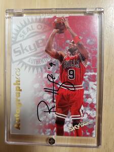 サイン 1997 -98 Skybox Autographics RON HARPER Auto / ロン ハーパー Autograph 