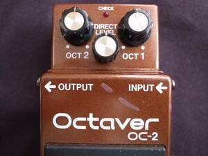 初期 Octaver ロゴ! BOSS OC-2 ボス オクターバー 中古 ( Octave )