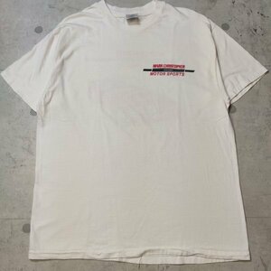 ◆1円スタート◆　Hanes　ヘインズ MARK CHRISTOPHER Oldsmobile MOTOR SPORTS ヴィンテージTシャツ　XLサイズ