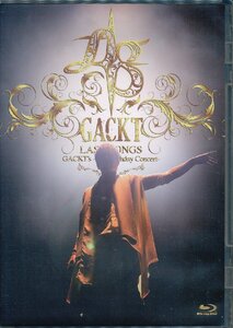 K560●DCBD-00003 GACKT ガクト「45th Birthday Concert LAST SONGS」Blu-ray