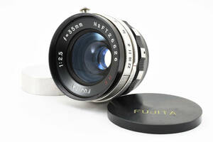 ★希少品★FUJITA 藤田光学工業 JUPLEN 35mm F2.5 M37マウント★　R5657＃198