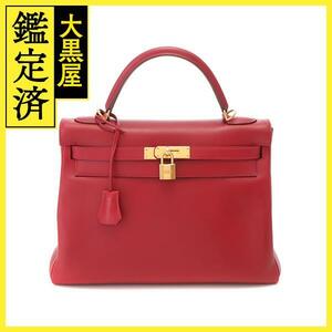 HERMES　エルメス　ショルダーバッグ　ケリー32　ルージュヴィフ　GP　【472】HG