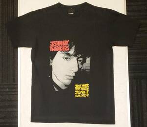 ジョニー・サンダース　"The New Too Much Junkie Business" Tシャツ