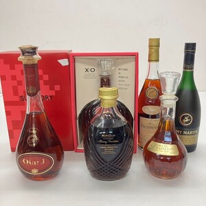 G048-■ アルコール ブランデー まとめ 6本 セット Otard Suntory REMY MARTAIN ALMAAL Hennessy コニャック 未開栓 500-750ml/40%