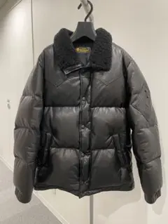 RUDE GALLERY BLACK REBEL レザーダウンJKT美品 チバ着