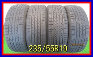 ■中古タイヤ■　235/55R19 101V S35 YOKOHAMA AVID GT チェロキー RAV4 CR-V トリビュート等 夏タイヤ オンロード 激安 送料無料 B877