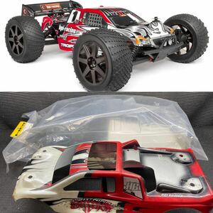 HPI トロフィートラギー4.6 クリアボディ未開封　おまけライトニングスタジアムボディ付き