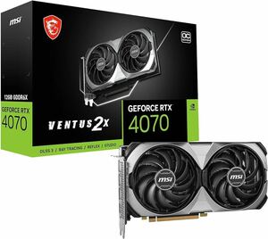 新品未開封MSI GeForce RTX 4070 VENTUS 2X E 12G OC