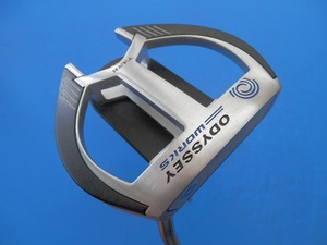 即決 Ｇ９７ 中古美品 オデッセイ WORKS VERSA TANK 2-BALL FANG　オリジナルスチール ３４インチ ３度[1426]