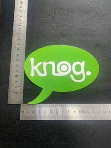  knog　ノグ　 ステッカー　シール　グリーン