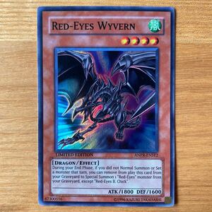 【送料無料】 遊戯王 英語版 RED-EYES WYVERN super ANPR-ENSE2 真紅眼の飛竜 スーパーレア yu-gi-oh yugioh トレカ カード