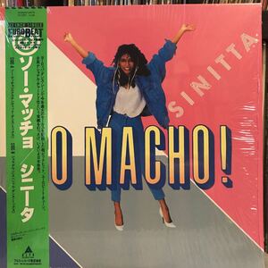 Sinitta / So Macho! 日本盤 シュリンク 帯残り