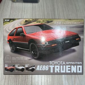 Y.S.N ラジコンカー トヨタ スプリンタートレノ AE86 ラジコン 赤黒ツートン