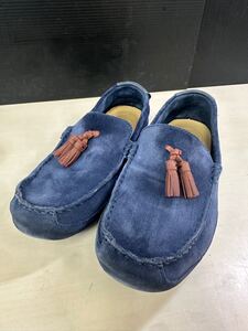 UGG アグ スリッポン 靴 ネイビー系 メンズ 27.0cm