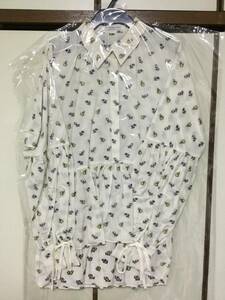 CECILIE BAHNSEN セシリーバンセン Andrea フローラルフィルクーペ コットンシャツ cotton shirt ブラウス フラワー 花柄 サイズ8 新品