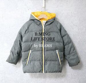 B:MING LIFE STORE by BEAMS ビーミングライフストアバイビームス ダウンジャケット キッズ 120 グレー 灰色 BEAMS ビームス