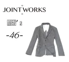 メンズ46◇JOINT WORKS◇テーラードジャケット　gray