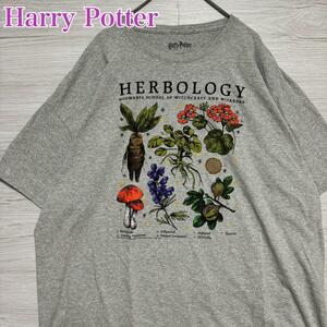 【入手困難】Harry Potter Tシャツ　3XLサイズ　ムービー　薬草学　マンドレイク　ムービー　キャラクター　一点物　レア　半袖　春服 夏服