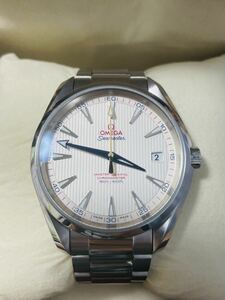 オメガ　OMEGA SEAMASTER AQUA TERRA 150M ゴルフ　限定レア　自動巻き 中古　匿名配送