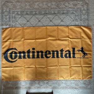 訳あり コンチネンタルタイヤ 特大フラッグ 24 タペストリー 旗 ロゴ バナー ガレージ のぼり フラッグ Continental ガレージ装飾 ロゴ